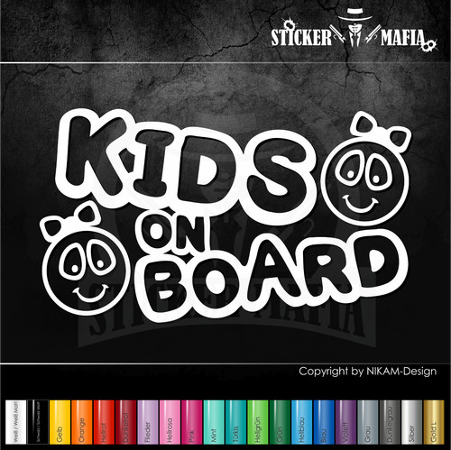 Aufkleber baby kids board - aufkleber,