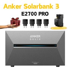 Anker SOLIX Solarbank 3 E2700 PRO Speicher, Balkonkraftwerk Batterie  2,68kWh