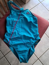 Adidas Badeanzug türkis rosa Gr. 152 TOP!!