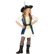 Luxus piratin kinderkostüm - luxus,
