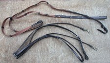 Thiedemann Zügel englisches Leder Hilfszügel Köhlerzügel Market Harborogh braun