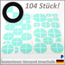 BMW Emblem Aufkleber 104x Mint Glz. E36 E46 E39 E60 E61 E90 E91 E92 F10 F80 F82