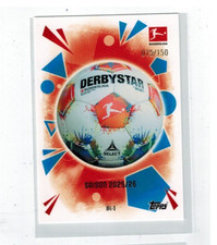 Topps Match Attax Bundesliga 2025/2026 Derbystar Spielball #BL-3 Nummeriert /150