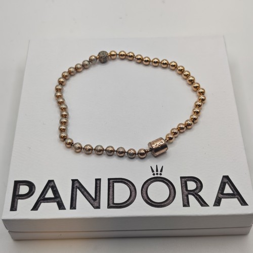 Pandora armband rosegold beads - pandora,