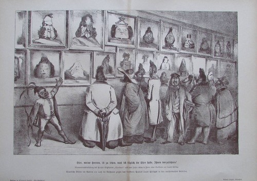 Charivari karikatur auf louis - charivari,