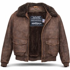 Schott B-2 Brown Leather