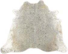 KUHFELL STIERFELL HELL GRAU