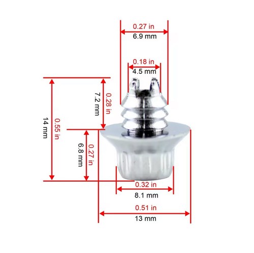 Zierstopfen 6 9mm - 20,