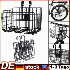 Fahrradkorb,Faltbar Hundekorb Fahrradkorb Fuer Vorne Lenkerkorb Fahradkorbset DE