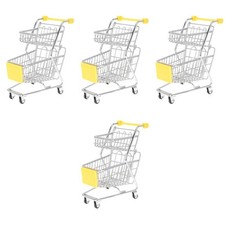  4PCS Mini -Einkaufswagen für