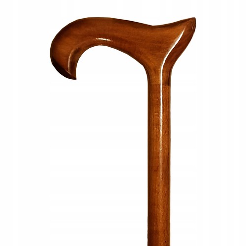 Gehstock aus holz - holz,, gebogen