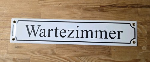 Emailschild 8x40 weis - 8x40, "