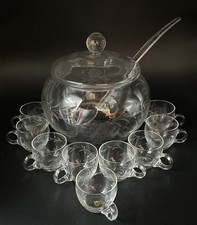 Glas Bowle Set; Poschinger