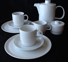Melitta Form Bremen 27 Dekor weiß Kaffeeservice Tete a Tete für 2 Personen