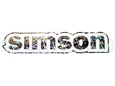 2x sticker tank Simson S51 S50