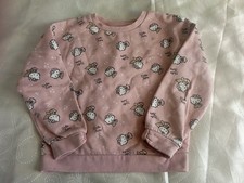 Hello Kitty Mädchen Pullover Sweatshirt altrosa Größe 128