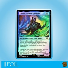 Elrond, Lord of Rivendell | Magic MTG | Lord of the Rings | NM | EN | Un | Foil