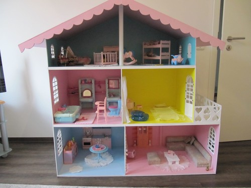 Barbie spielhaus 90er - spielhaus, holz