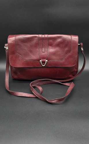 Vintage leder handtasche - leder,