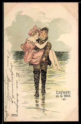 Künstler raphael kirchner - künstler-ak,