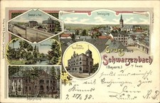 Litho Schwarzenbach an der Saale Oberfranken, Ev. Vereinshaus,... - 11307150