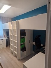 2x Hochbett mit Schreibtisch