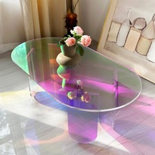 Modern Oval Couchtisch Acryl