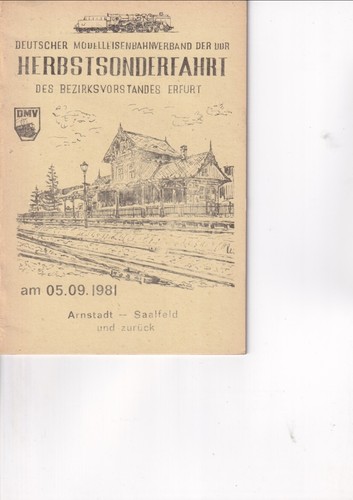 Herbstsonderfahrt des - , bv