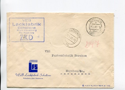 Ddr dienst zkd brief schollene - zkd,