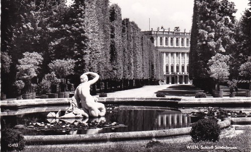 Postkarte wien schloß - postkarte, /