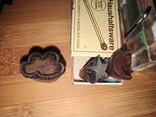 Blaudruck Model - Wolke, Sonne, Mond, Stern - Blau Weiß'chen