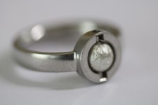 ♥♥   Charlotte 21 - Eismatte Sterling Silber Kugel  ♥♥ 