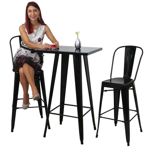 Set barhocker bartisch - set, 2x