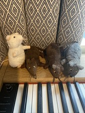 Set 4 x Ikea Gosig Mus Mäuse