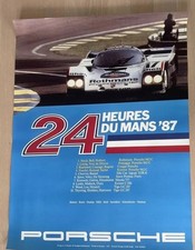 Porsche Poster Le Mans 1987