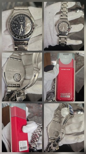 Vintage swatch irony - big, happy