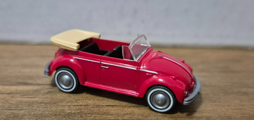 Käfer cabrio rot - 1:87,