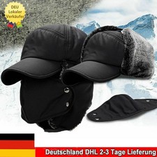 Warm Pelz Piloten Pelzmütze