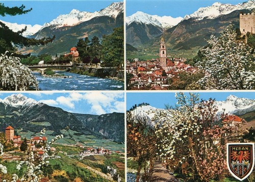 Alte postkarte meran - postkarte,