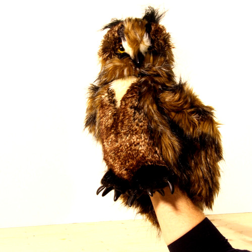 Folkmanis eule handpuppe - ,