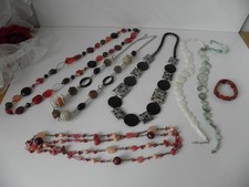 Modeschmuck 7 Teile lange Ketten Armband