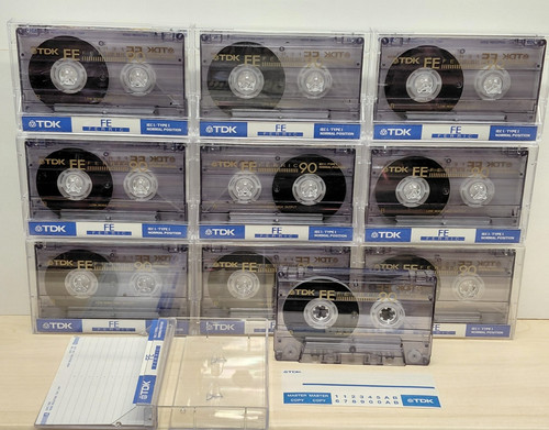 10x tdk unbeschriftet - 10x, 90
