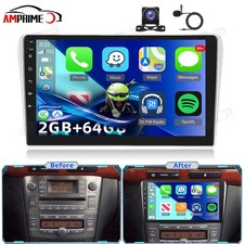 9" Android 15 Autoradio Carplay Für Toyota Avensis T25 2002-2008 GPS Navi +Kam