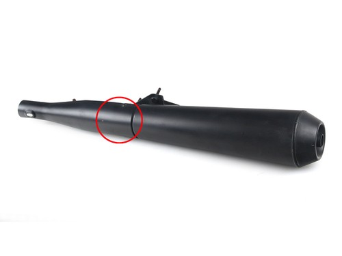 Auspuff endtopf links moto - endtopf,