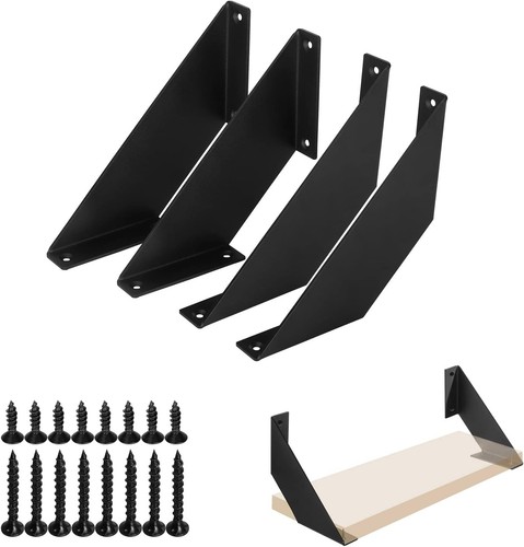 Regalwinkel schwarz 10cm - schwarz,
