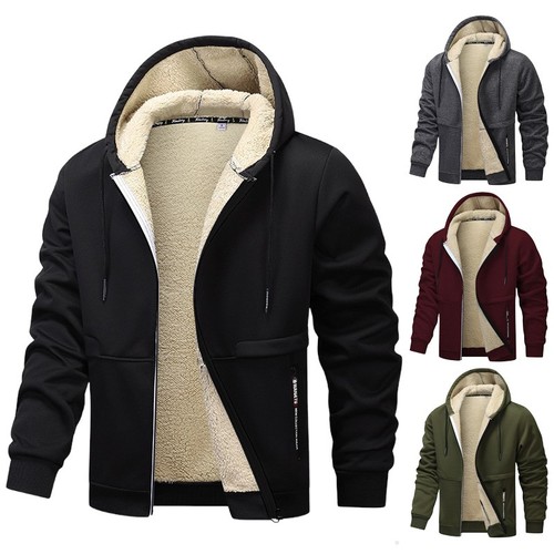 Herren fleece hoodie - fleece,