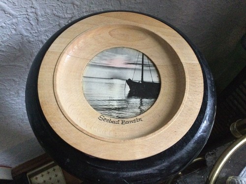 Ddr wandteller holz seebad - holz,,