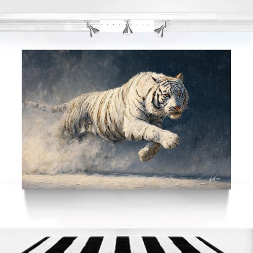 Xxl leinwand bild tiger natur - leinwand,