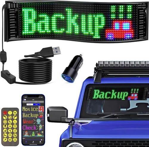Led auto display laufschrift - auto,
