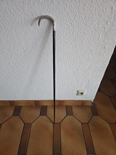 Antik Spazierstock  Silbergriff Wohl 800  89cm